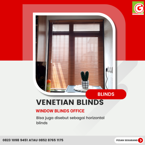 Tirai gorden venetian blinds