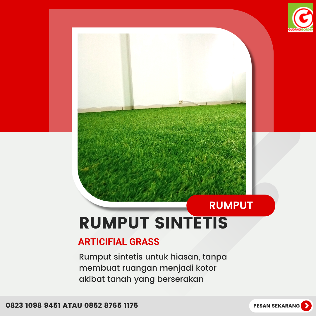 Rumput sintetis dalam ruangan