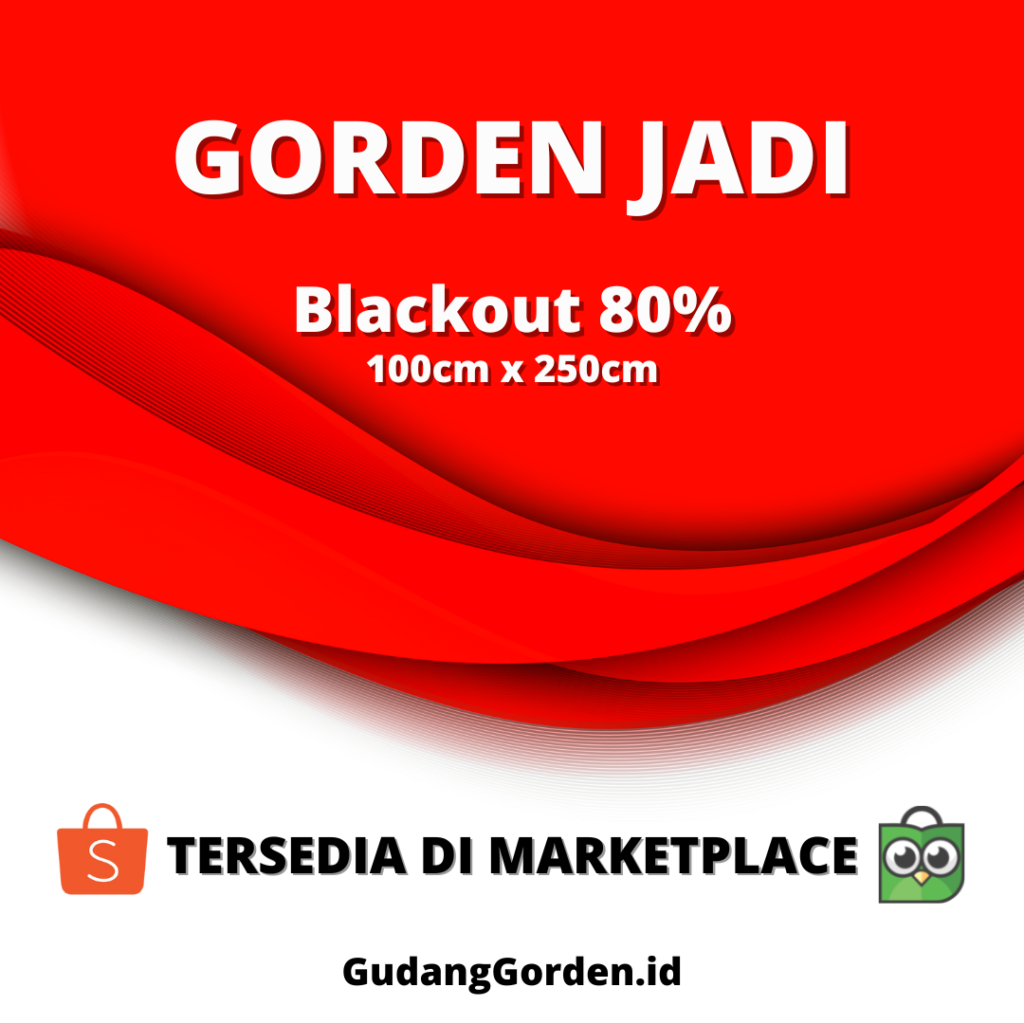 Gorden siap pasang