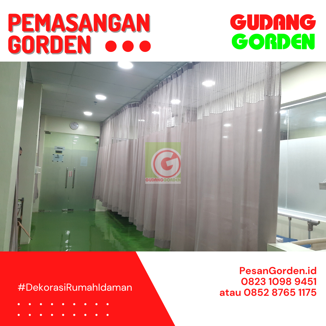 Gorden rumah sakit anti bakteri