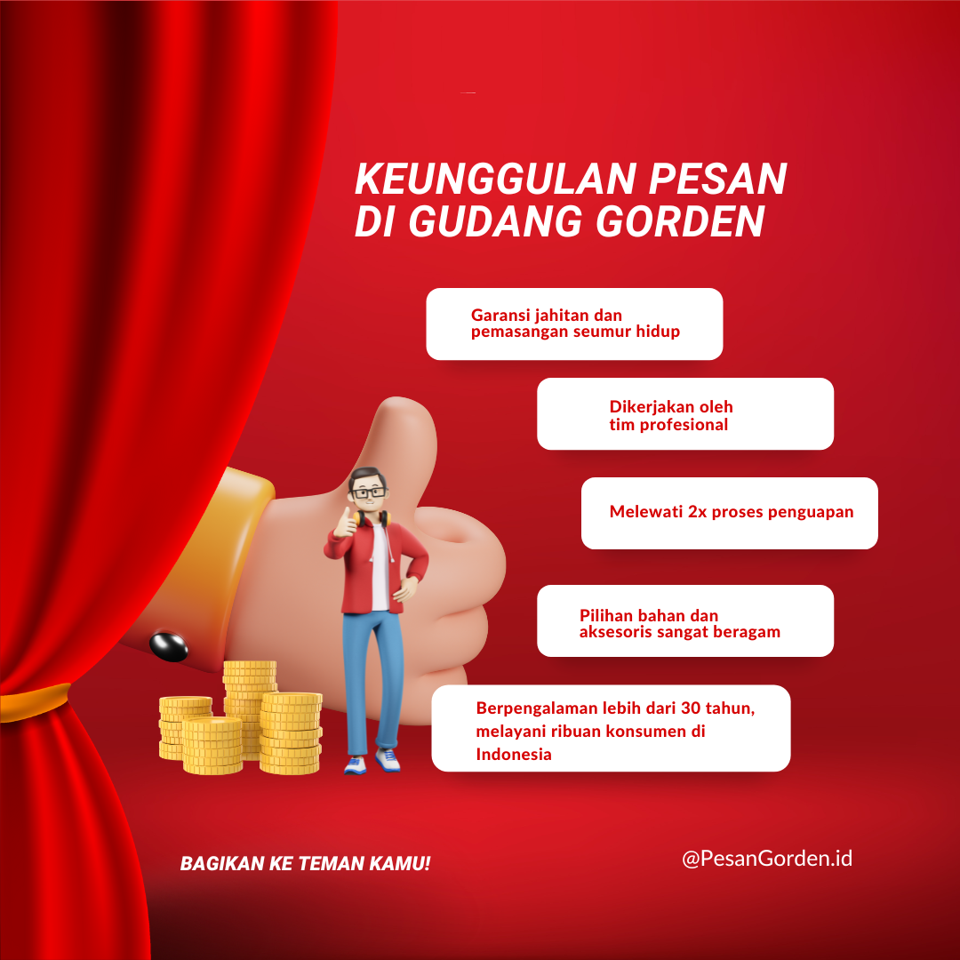 Keunggulan pesan di gudang gorden