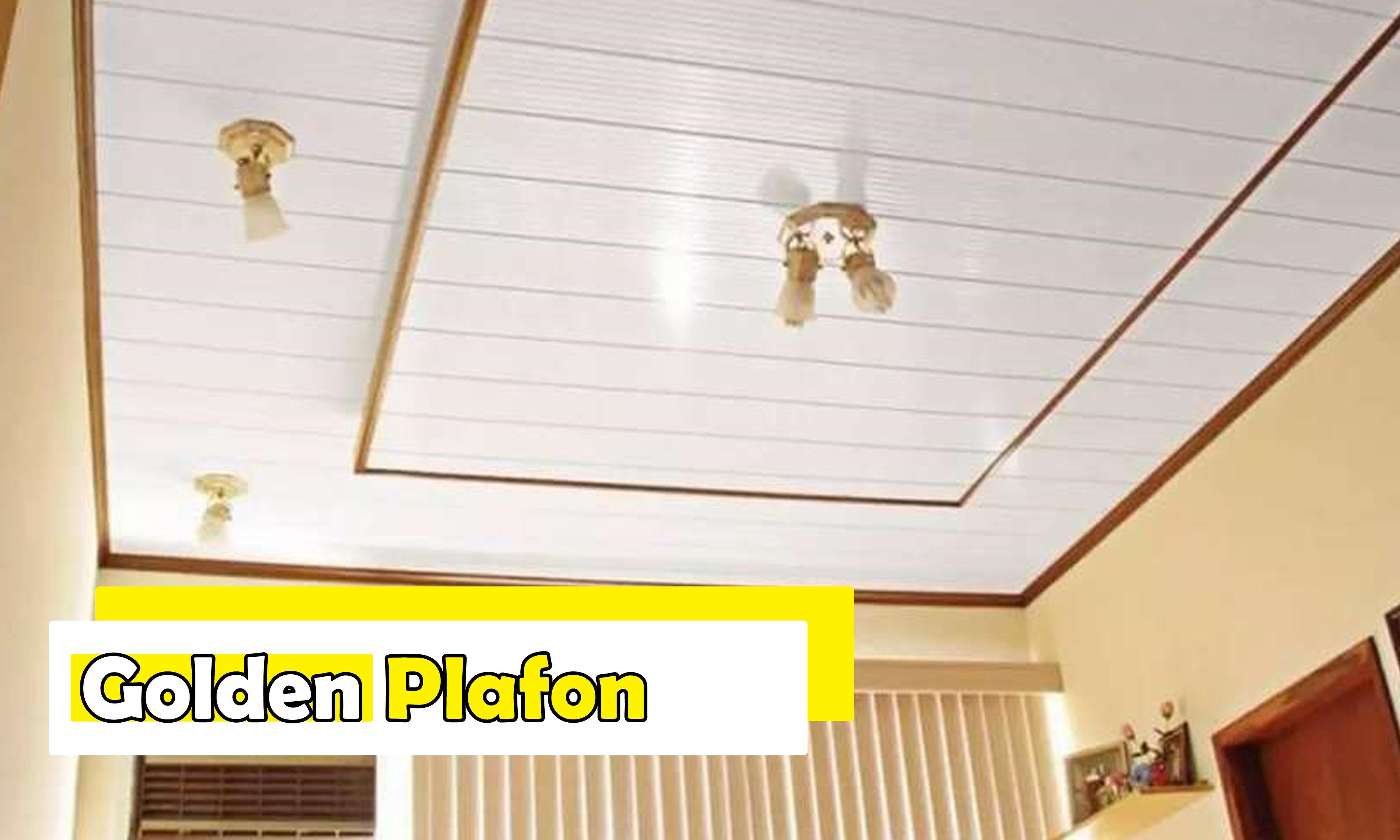 golden plafon